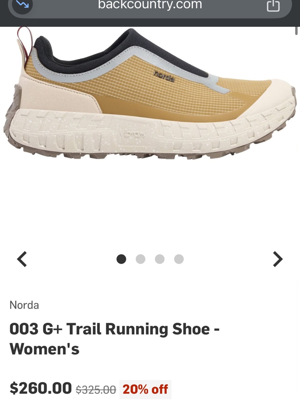 NORDA 003 G+ Women's Trail Running Shoe — Maple